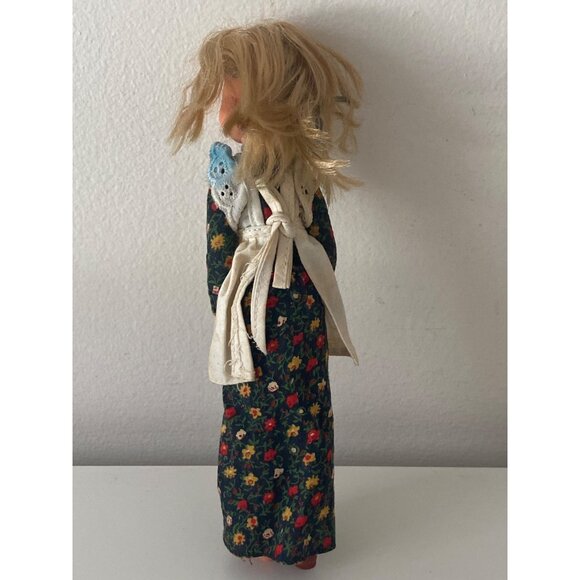 Mattel SUNSHINE FAMILY 1973  MOM DAD Dolls Green Floral Dress Red Top ~9.Vintage - Picture 7 of 16